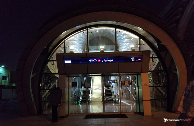 copthorne metro entrance dubai