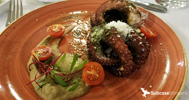 octopus dinner at vivo resorts